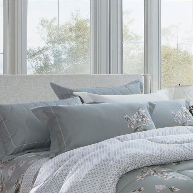 Cobre Leito King Palazzo Percal Acetinado 300 Fios Egípcios 100% Algodão 2,80m x 2,60m 03 Peças - Julian