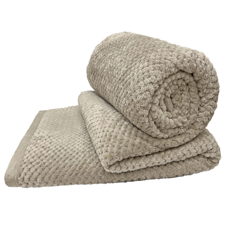 Cobertor Manta 260 Gramas Casal Queen King Extra Macio Popcorn 2,20m x2,40m - Fendi