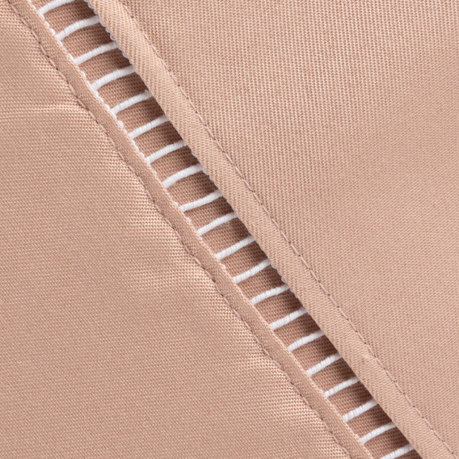 Roupa de Cama Lençol Queen Suavit Percal 400 Fios Ponto Palito 04 Peças - Rosê