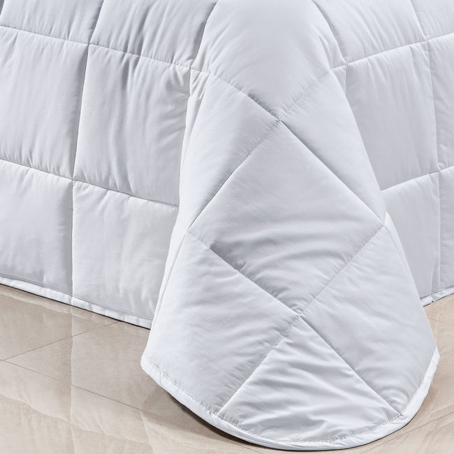 Edredom Casal King Pádua Tecido 400 Fios Egípcio 100% Algodão 03 Peças - Branco