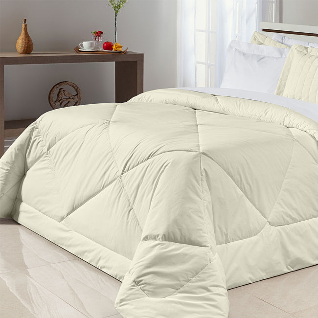 Edredom Solteiro Glass Tecido 200 Fios 100% Algodão 01 Peça - Palha