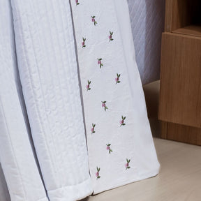 Roupa de Cama Casal King Ellora 200 Fios 100% Algodão 04 Peças - Branco