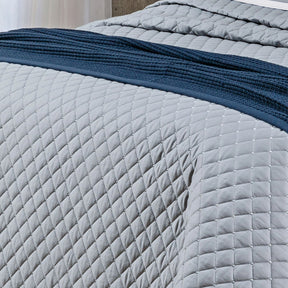 Cobre Leito Solteiro King Laisa Tecido 400 Fios Egípcio 02 Peças - Concreto