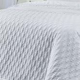 Cobre Leito Casal King Venetto Tecido 400 Fios Egípcio 100% Algodão 03 Peças - Branco