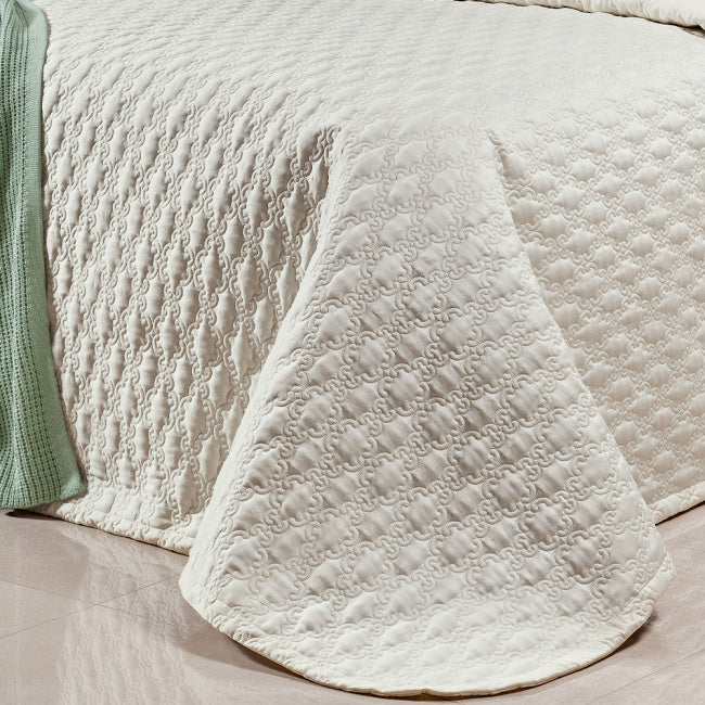 Cobre Leito Casal Queen Venetto Tecido 400 Fios Egípcio 100% Algodão 03 Peças - Palha