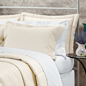 Cobre Leito Casal Queen Pádua Tecido 400 Fios Egípcio 100% Algodão 03 Peças - Palha