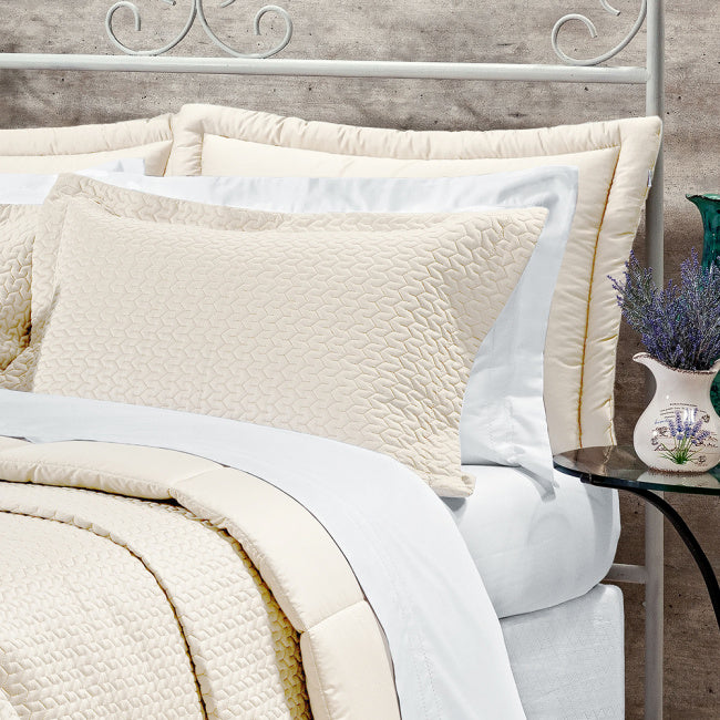 Cobre Leito Casal Queen Pádua Tecido 400 Fios Egípcio 100% Algodão 03 Peças - Palha