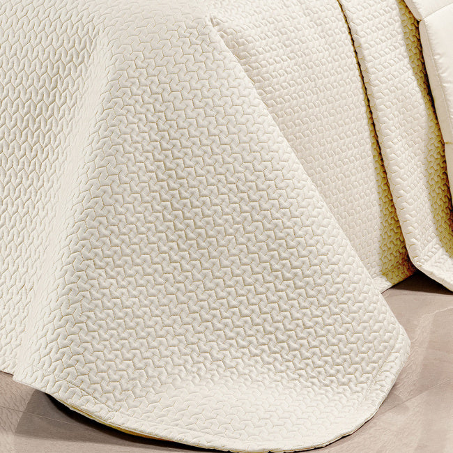 Cobre Leito Solteiro King Pádua Tecido 400 Fios Egípcio 100% Algodão 02 Peças - Palha