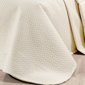 Cobre Leito Solteiro Pádua Tecido 400 Fios Egípcio 100% Algodão 02 Peças - PalhaO