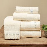 Jogo de Banho Venetto Tecido Egípcio 100% Algodão 05 Peças - Palha