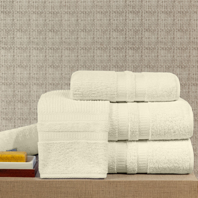 Jogo de Banho Glass Felpa 100% Algodão 05 Peças - Palha