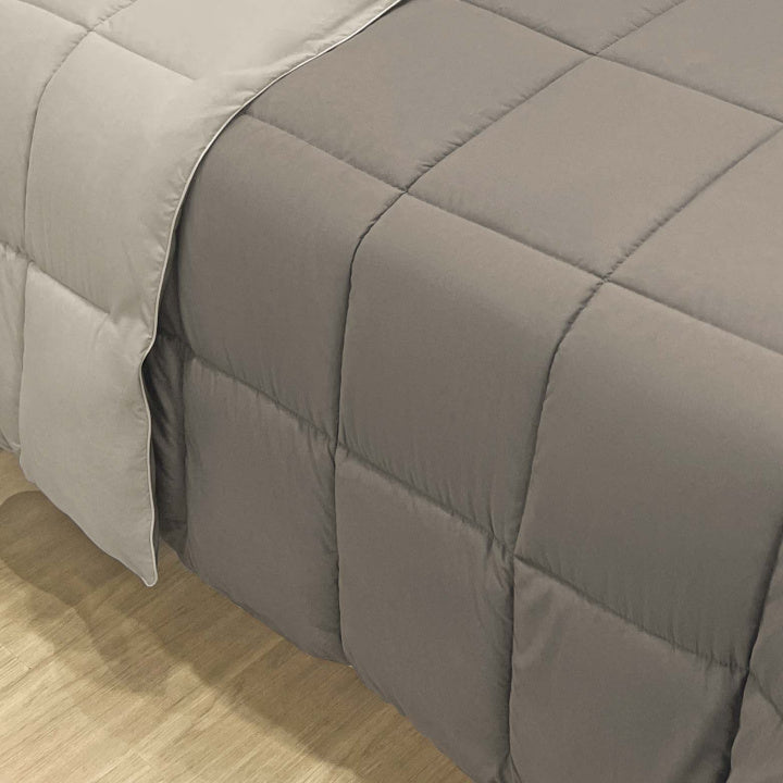 Edredom Toque de Plumas Super Soft Premium Pluma Queen - Damasco Bicolor