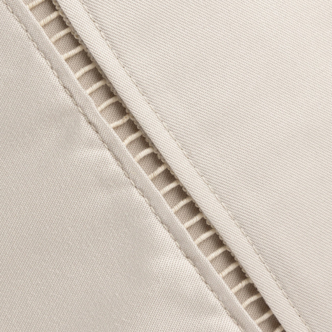 Roupa de Cama Lençol Queen Suavit Percal 400 Fios Ponto Palito 04 Peças - Bege