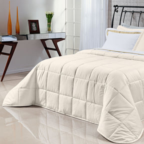 Edredom Casal Queen Pádua Tecido 400 Fios Egípcio 100% Algodão 03 Peças - Palha