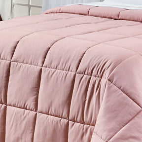 Edredom Casal Super King Pádua Tecido 400 Fios Egípcio 100% Algodão 03 Peças - Rosa Chá