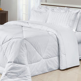 Edredom Solteiro King Glass Tecido 200 Fios 100% Algodão 01 Peça - Branco