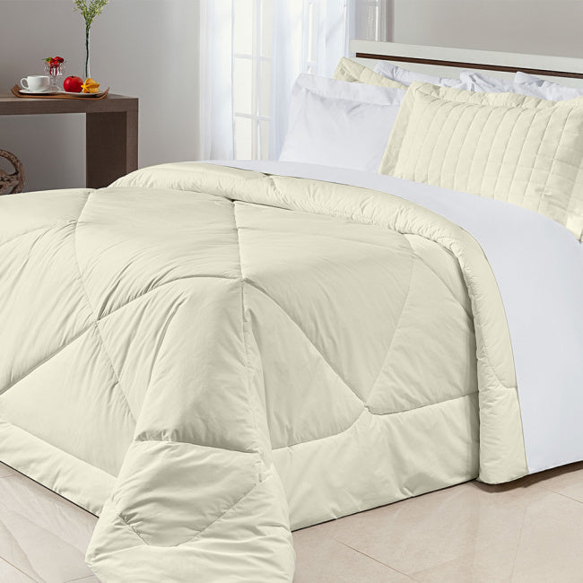 Edredom Solteiro Glass Tecido 200 Fios 100% Algodão 01 Peça - Palha