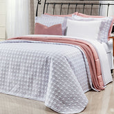 Cobre Leito Solteiro Versilia Tecido 400 Fios Egípcio 02 Peças - Branco / Nude